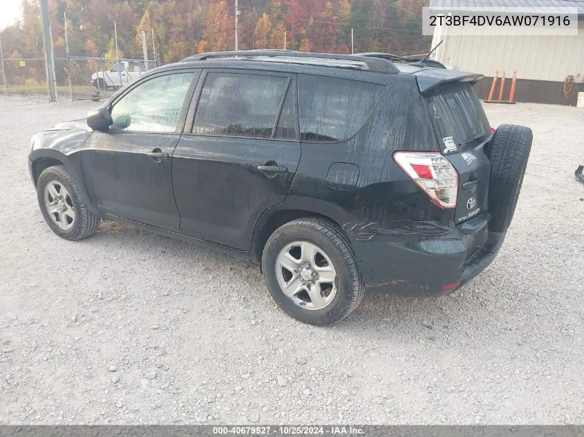 2010 Toyota Rav4 VIN: 2T3BF4DV6AW071916 Lot: 40679527