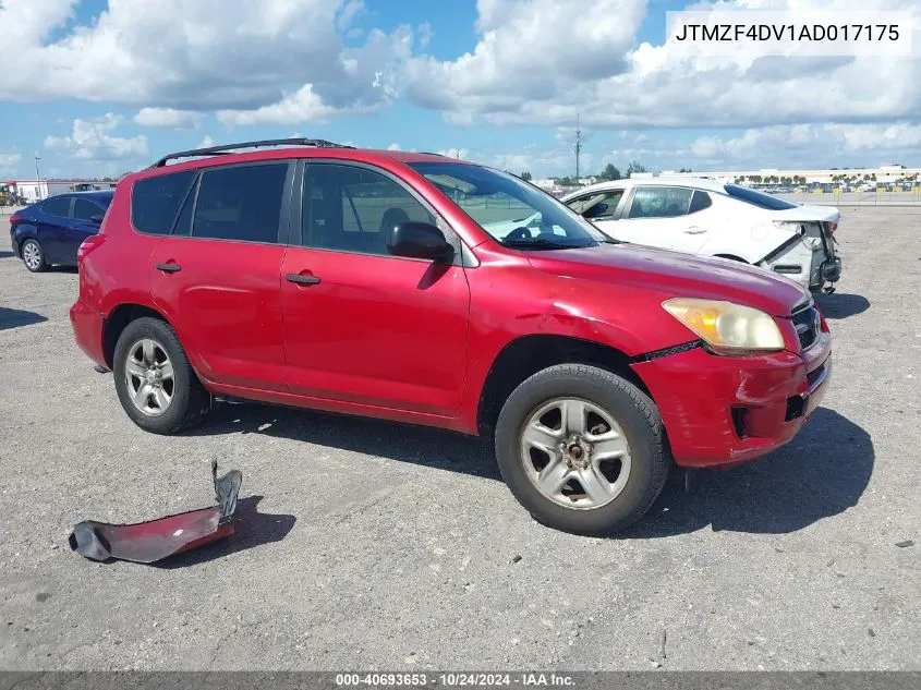 2010 Toyota Rav4 VIN: JTMZF4DV1AD017175 Lot: 40693653