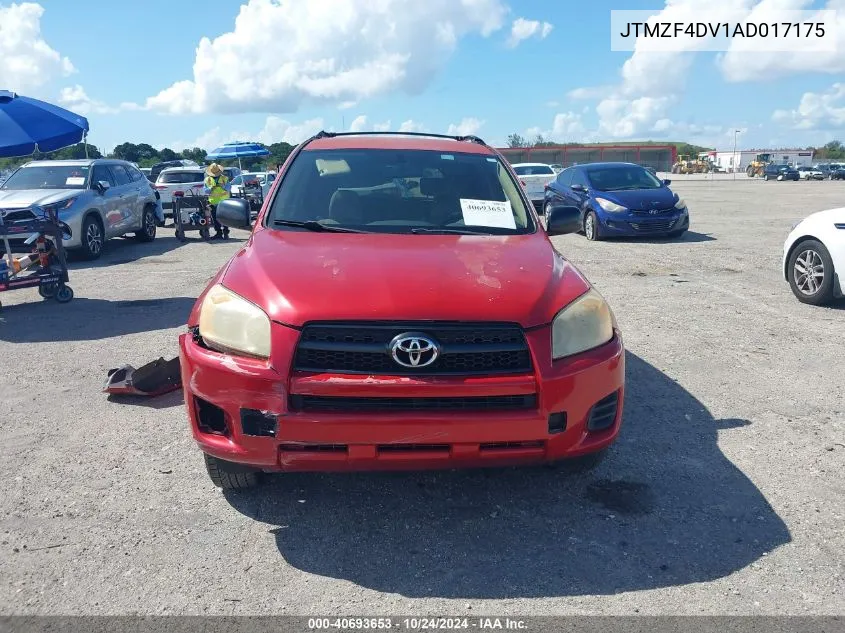 2010 Toyota Rav4 VIN: JTMZF4DV1AD017175 Lot: 40693653