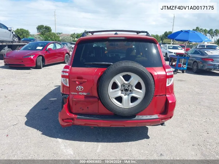 2010 Toyota Rav4 VIN: JTMZF4DV1AD017175 Lot: 40693653