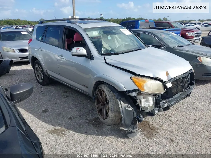 2010 Toyota Rav4 Sport VIN: JTMWF4DV6A5026824 Lot: 40715396