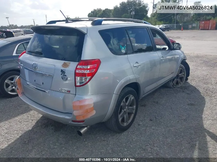 JTMWF4DV6A5026824 2010 Toyota Rav4 Sport