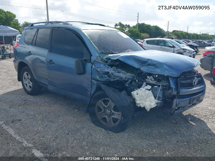 2010 Toyota Rav4 VIN: 2T3JF4DV4AW059095 Lot: 40721249