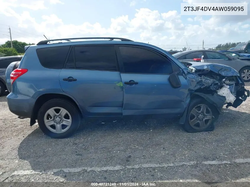 2010 Toyota Rav4 VIN: 2T3JF4DV4AW059095 Lot: 40721249