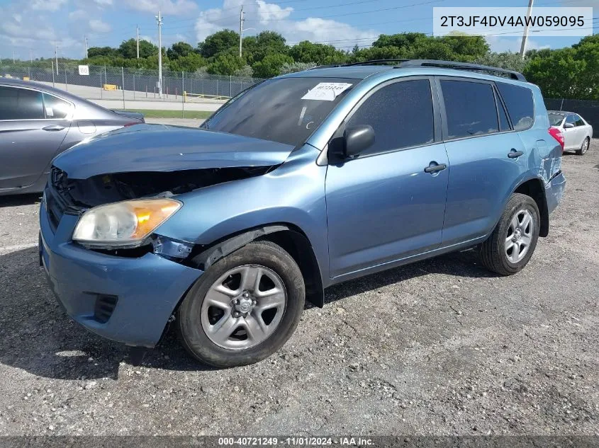 2010 Toyota Rav4 VIN: 2T3JF4DV4AW059095 Lot: 40721249