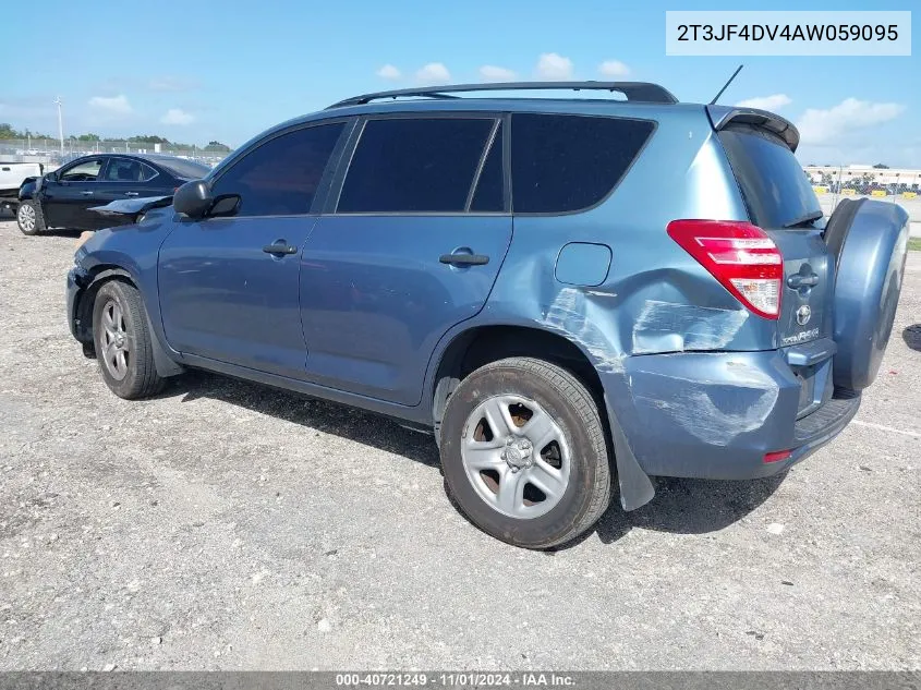 2010 Toyota Rav4 VIN: 2T3JF4DV4AW059095 Lot: 40721249