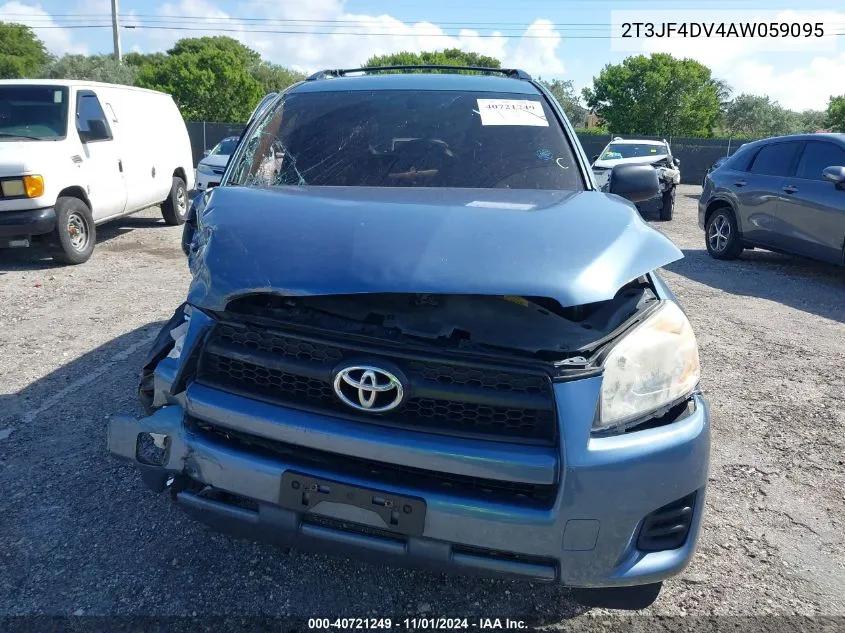 2010 Toyota Rav4 VIN: 2T3JF4DV4AW059095 Lot: 40721249