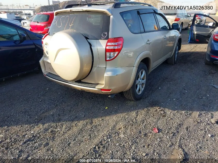 2010 Toyota Rav4 Limited VIN: JTMYK4DV1A5026380 Lot: 40732574