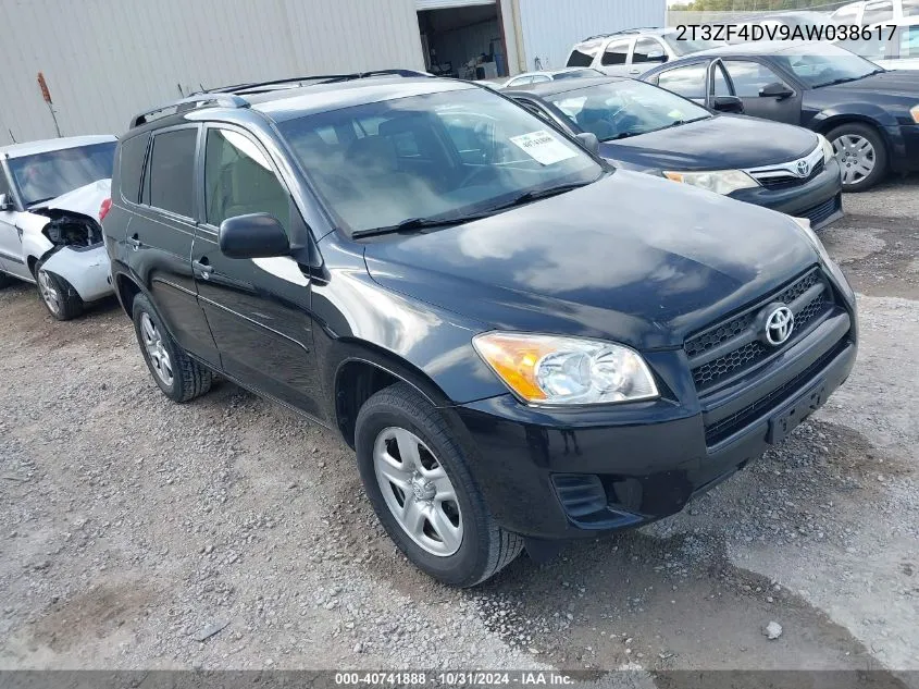 2010 Toyota Rav4 VIN: 2T3ZF4DV9AW038617 Lot: 40741888