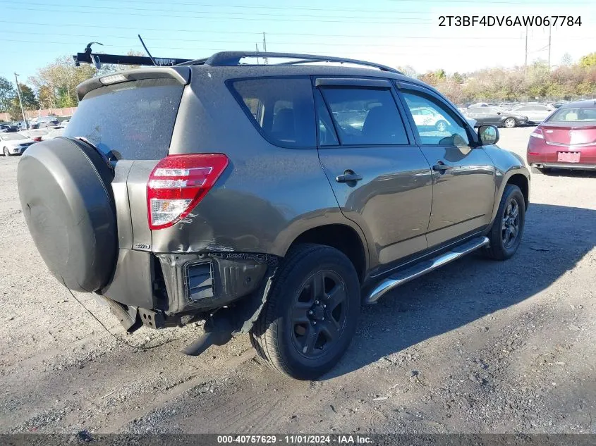 2010 Toyota Rav4 VIN: 2T3BF4DV6AW067784 Lot: 40757629