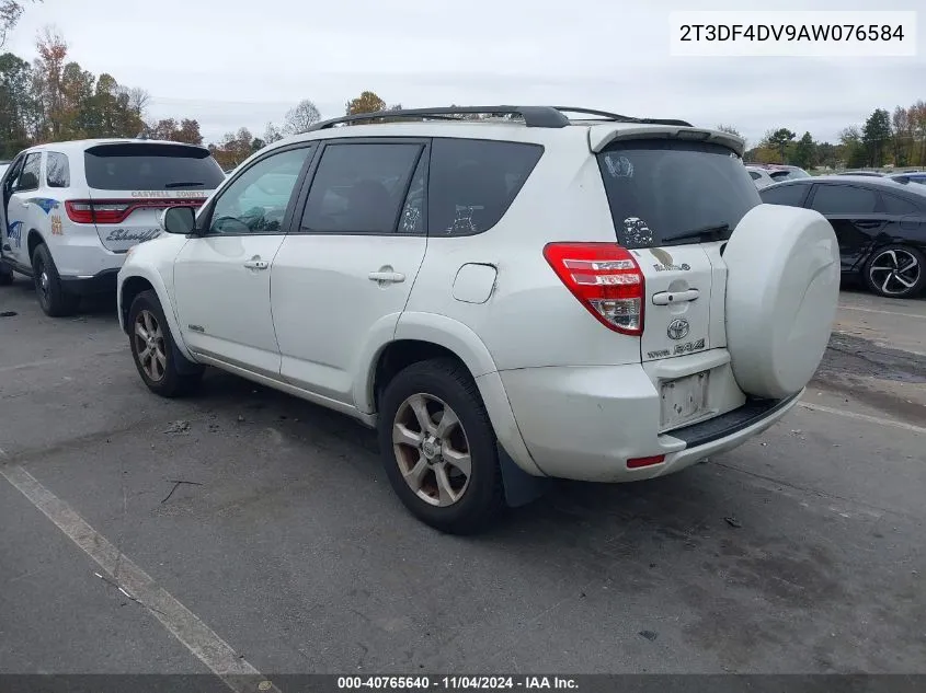 2010 Toyota Rav4 Limited VIN: 2T3DF4DV9AW076584 Lot: 40765640