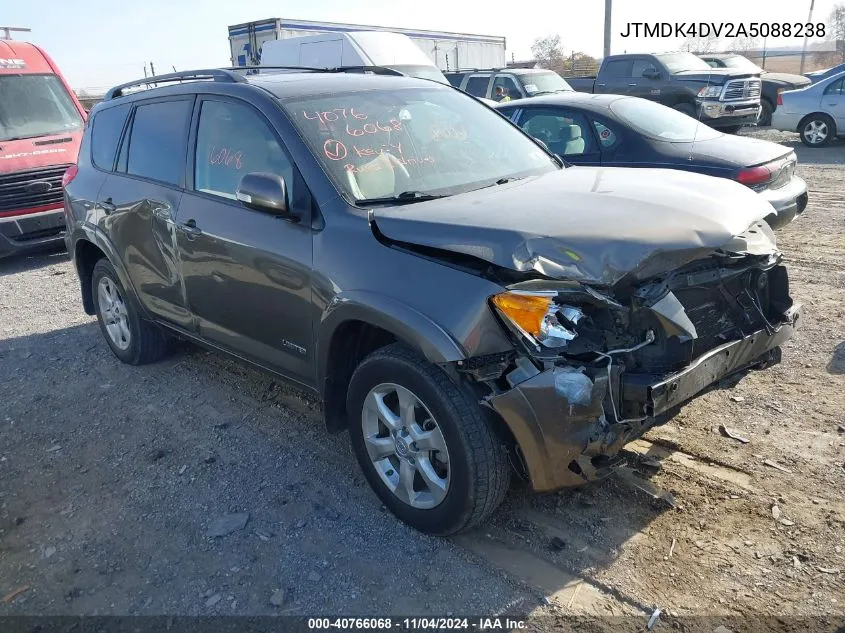 2010 Toyota Rav4 Limited VIN: JTMDK4DV2A5088238 Lot: 40766068