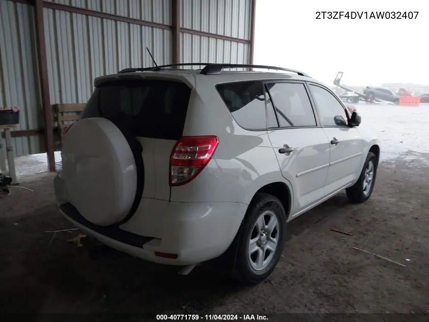 2T3ZF4DV1AW032407 2010 Toyota Rav4