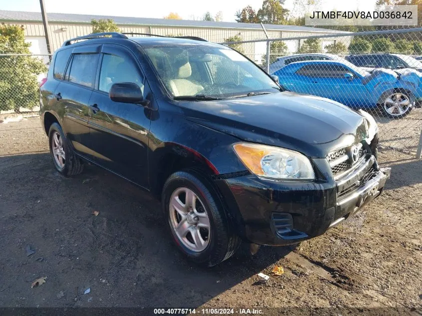 2010 Toyota Rav4 VIN: JTMBF4DV8AD036842 Lot: 40775714