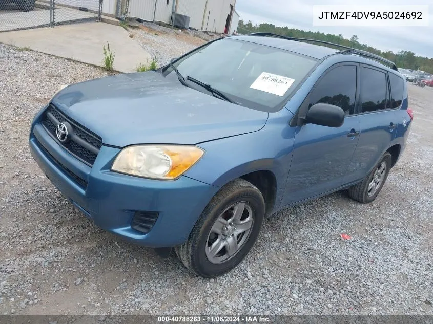 2010 Toyota Rav4 VIN: JTMZF4DV9A5024692 Lot: 40788263