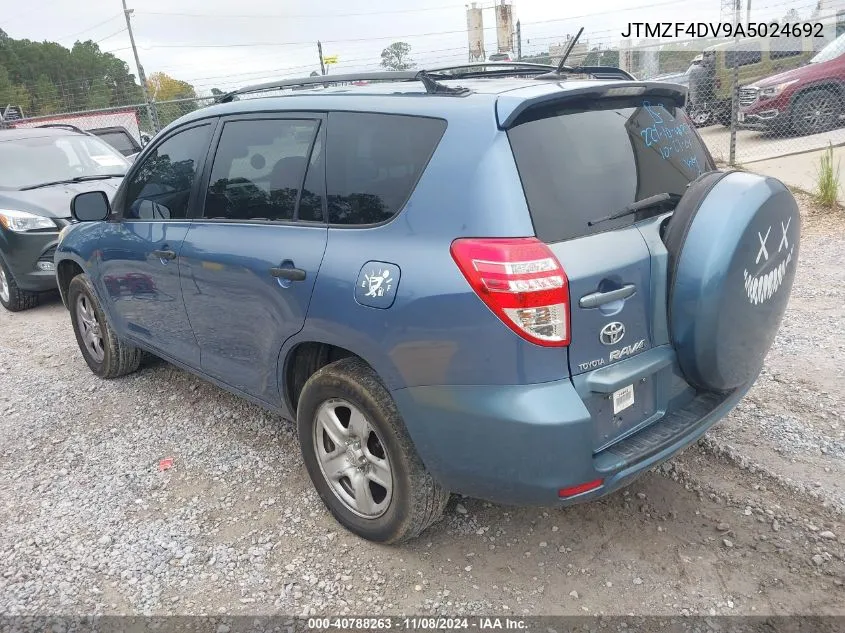 2010 Toyota Rav4 VIN: JTMZF4DV9A5024692 Lot: 40788263