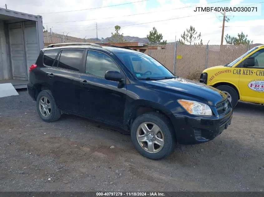 2010 Toyota Rav4 VIN: JTMBF4DV8AD030071 Lot: 40797279