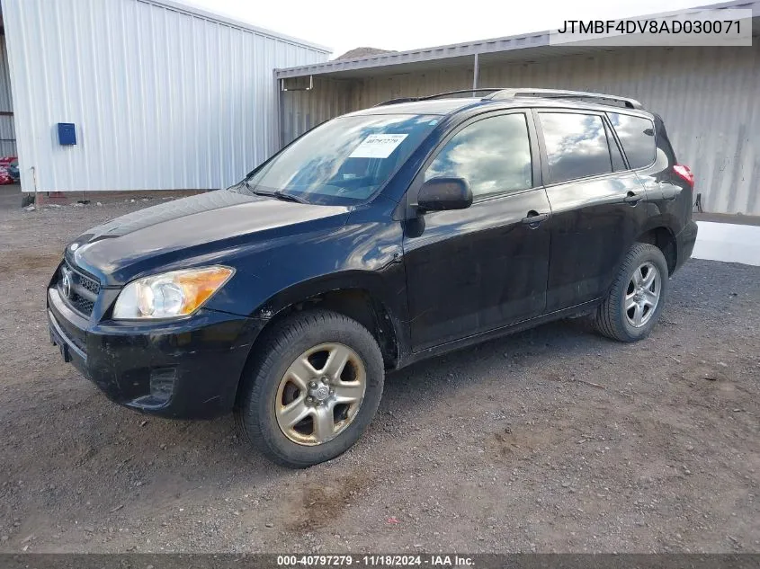 2010 Toyota Rav4 VIN: JTMBF4DV8AD030071 Lot: 40797279