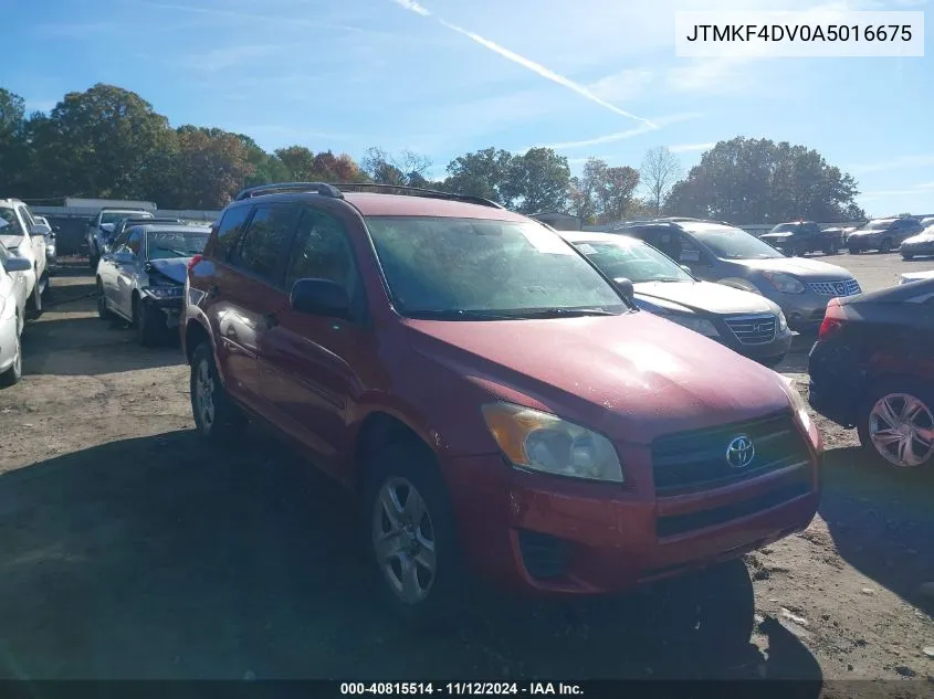 2010 Toyota Rav4 VIN: JTMKF4DV0A5016675 Lot: 40815514