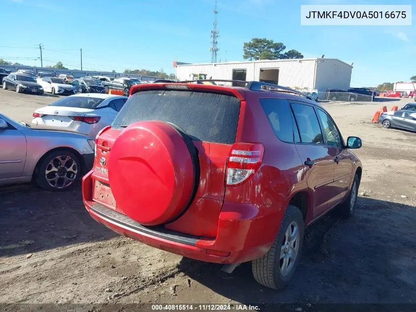 2010 Toyota Rav4 VIN: JTMKF4DV0A5016675 Lot: 40815514