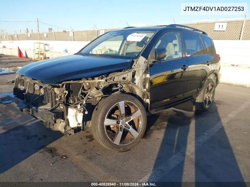 2010 Toyota Rav4 VIN: JTMZF4DV1AD027253 Lot: 40828940