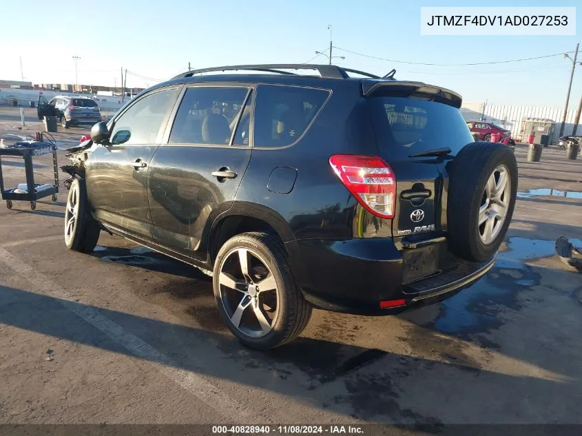 2010 Toyota Rav4 VIN: JTMZF4DV1AD027253 Lot: 40828940