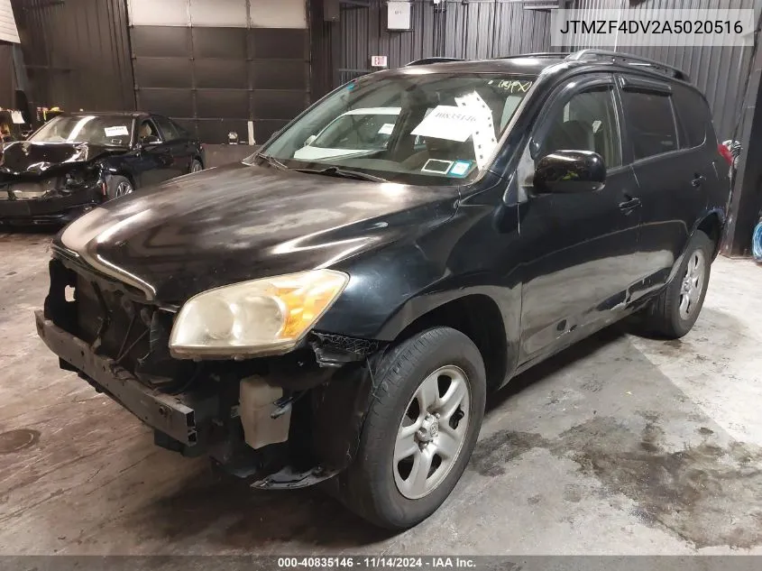 2010 Toyota Rav4 VIN: JTMZF4DV2A5020516 Lot: 40835146