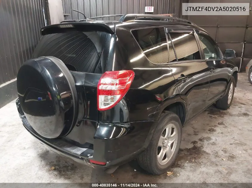 2010 Toyota Rav4 VIN: JTMZF4DV2A5020516 Lot: 40835146