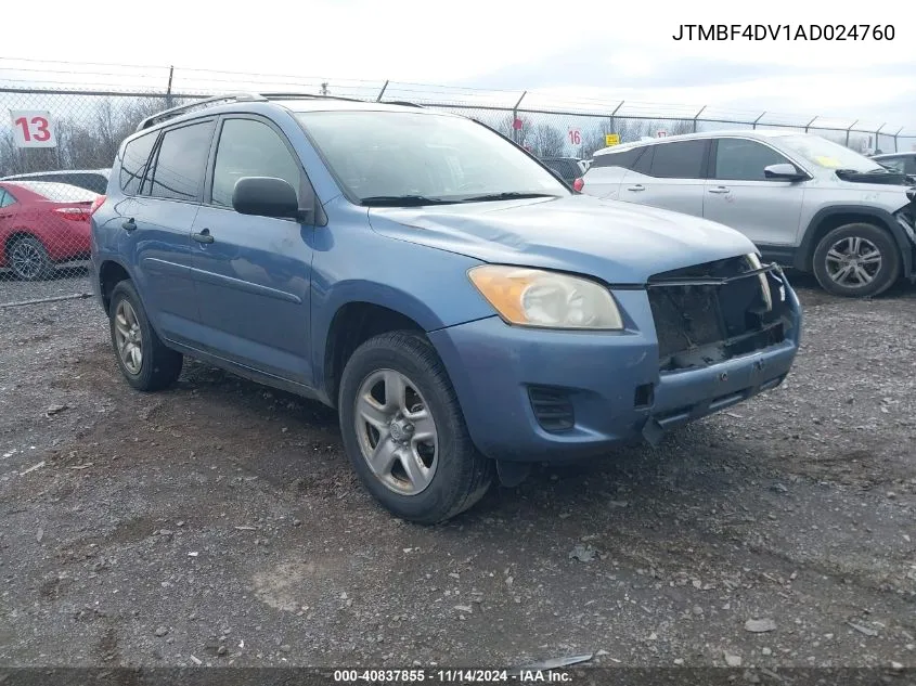 JTMBF4DV1AD024760 2010 Toyota Rav4