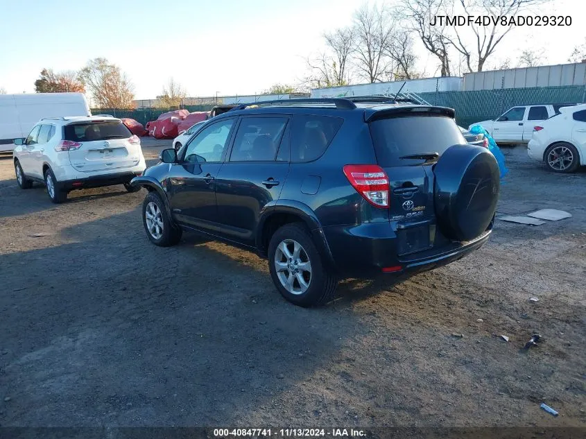 2010 Toyota Rav4 Limited VIN: JTMDF4DV8AD029320 Lot: 40847741