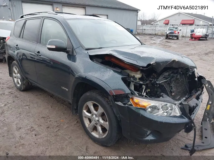 2010 Toyota Rav4 Limited VIN: JTMYF4DV6A5021891 Lot: 40860491