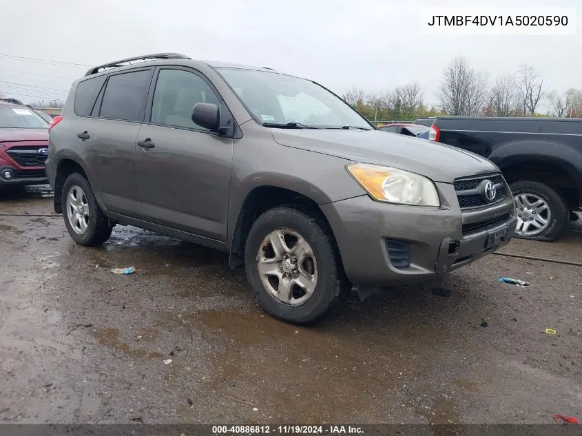 2010 Toyota Rav4 VIN: JTMBF4DV1A5020590 Lot: 40886812