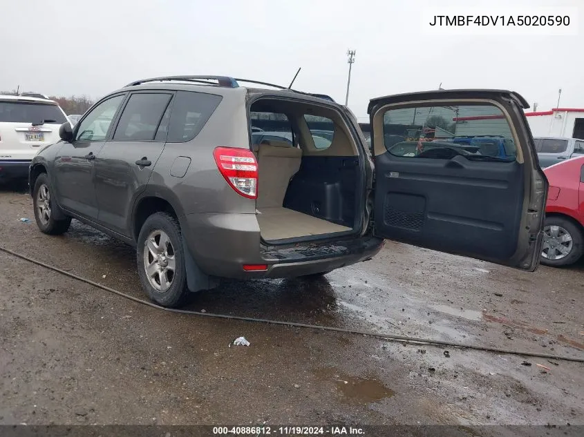 2010 Toyota Rav4 VIN: JTMBF4DV1A5020590 Lot: 40886812