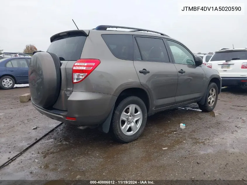 2010 Toyota Rav4 VIN: JTMBF4DV1A5020590 Lot: 40886812