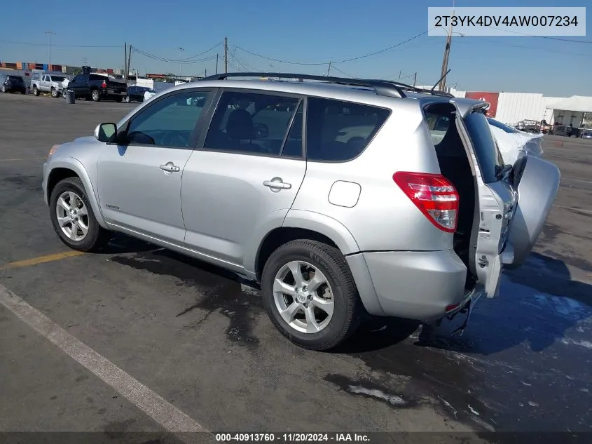 2010 Toyota Rav4 Limited VIN: 2T3YK4DV4AW007234 Lot: 40913760