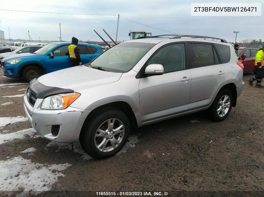 2011 Toyota Rav4 VIN: 2T3BF4DV5BW126471 Lot: 11655515