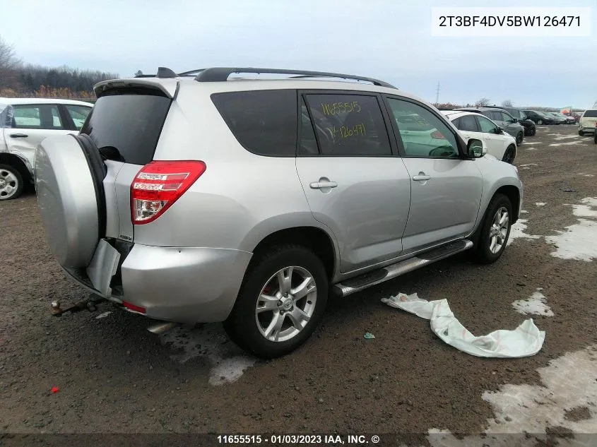 2011 Toyota Rav4 VIN: 2T3BF4DV5BW126471 Lot: 11655515