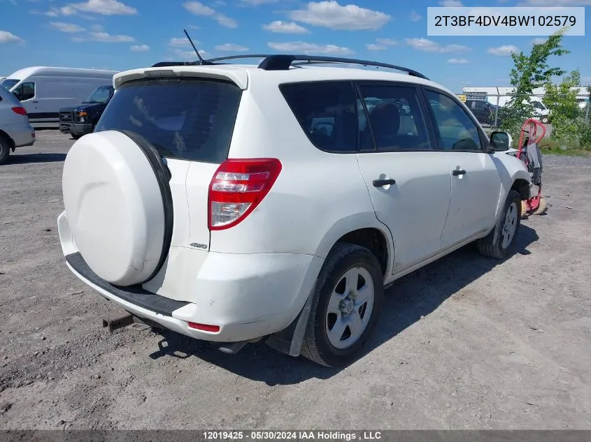 2T3BF4DV4BW102579 2011 Toyota Rav4