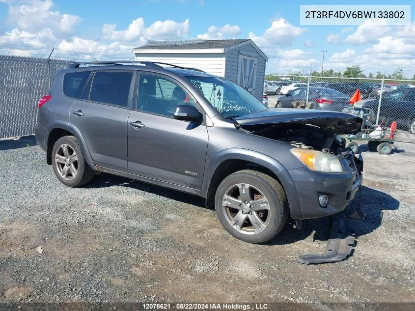 2T3RF4DV6BW133802 2011 Toyota Rav4 Sport