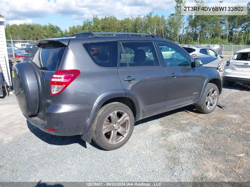 2T3RF4DV6BW133802 2011 Toyota Rav4 Sport