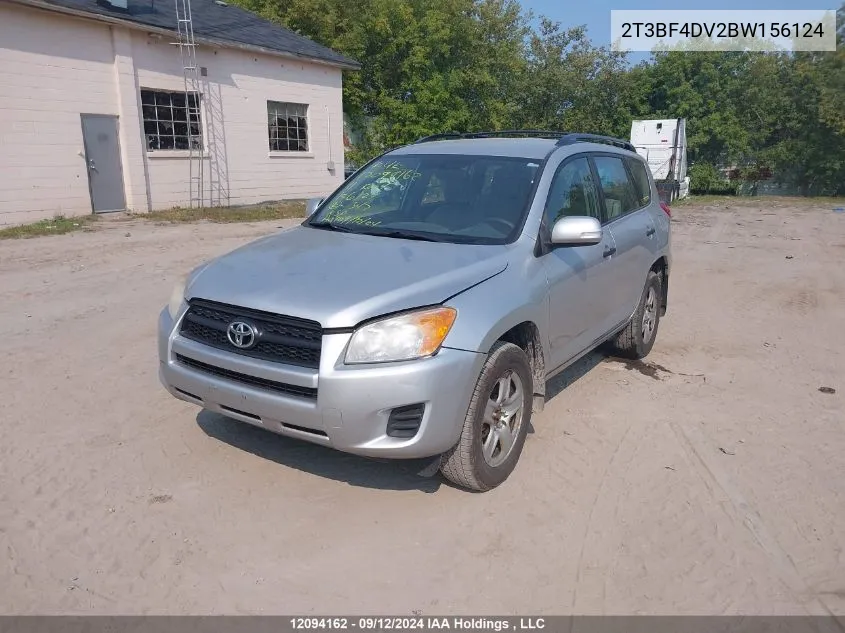 2011 Toyota Rav4 VIN: 2T3BF4DV2BW156124 Lot: 12094162