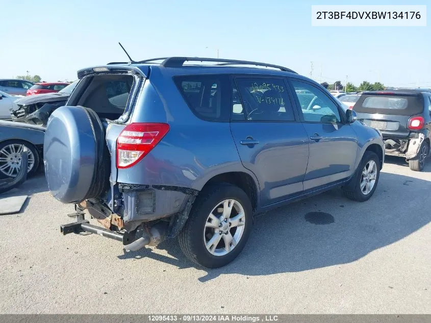 2011 Toyota Rav4 VIN: 2T3BF4DVXBW134176 Lot: 12095433