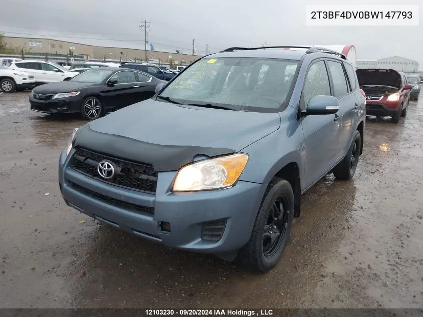 2T3BF4DV0BW147793 2011 Toyota Rav4