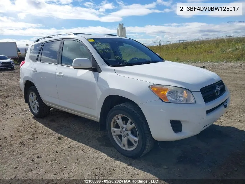 2T3BF4DV0BW125017 2011 Toyota Rav4