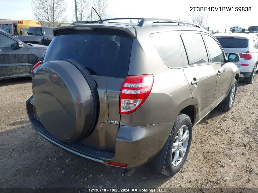 2011 Toyota Rav4 VIN: 2T3BF4DV1BW159838 Lot: 12136718