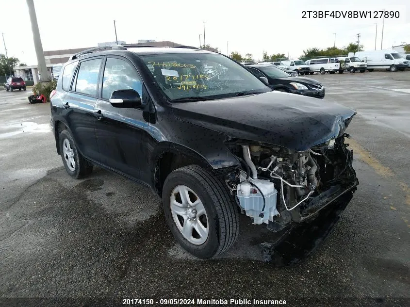 2011 Toyota Rav4 VIN: 2T3BF4DV8BW127890 Lot: 20174150