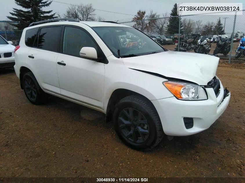 2011 Toyota Rav4 VIN: 2T3BK4DVXBW038124 Lot: 30048930