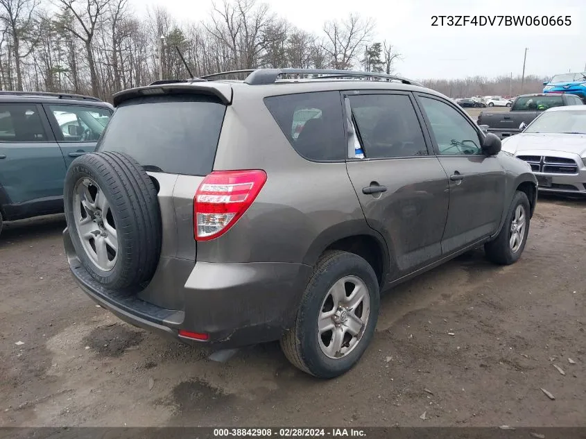 2011 Toyota Rav4 VIN: 2T3ZF4DV7BW060665 Lot: 38842908