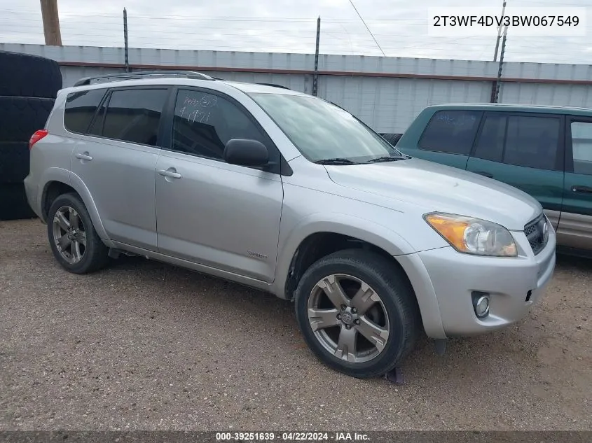 2T3WF4DV3BW067549 2011 Toyota Rav4 Sport