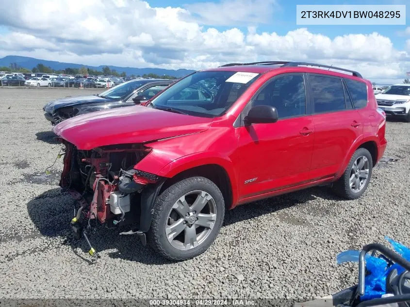 2T3RK4DV1BW048295 2011 Toyota Rav4 Sport V6